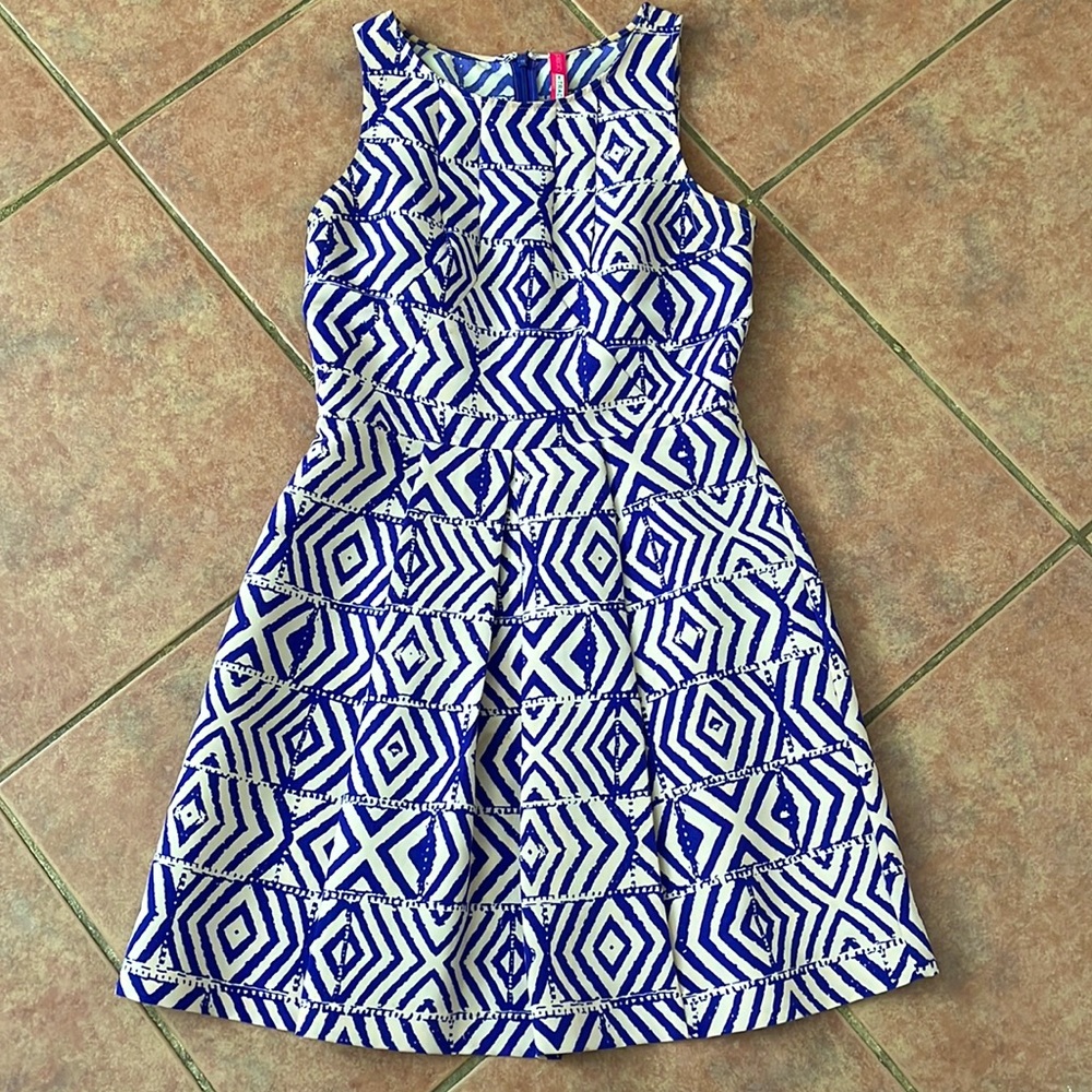 plenty by Tracy Reese purple and blush dress